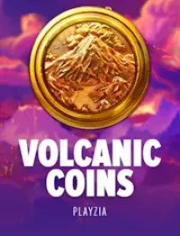 volcanic coins slot logo